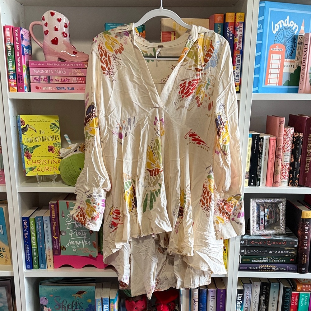 Free People Multicolor Floral Tunic